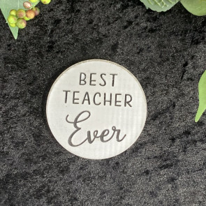 Best Teacher Ever Cookie Stamp