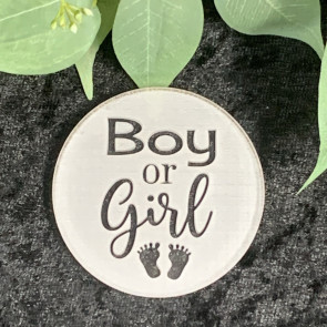 Boy or Girl Cookie Stamp