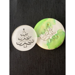 Christmas Tree Cookie Stamp #2