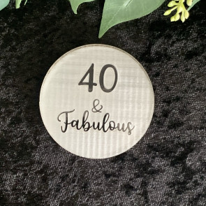 Custom Age and Fabulous Cookie Stamp