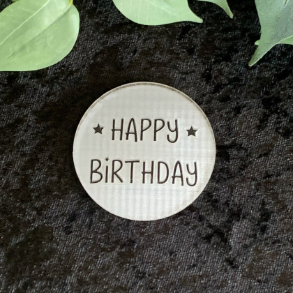 Happy Birthday Cookie Stamp #3