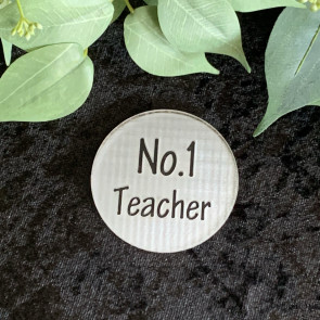 No 1 Teacher Cookie Stamp