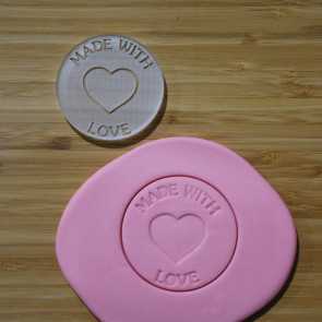 Made With Love Cookie Stamp #2