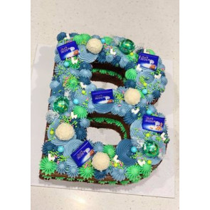 Baking Letter Cookie Cake Template.
