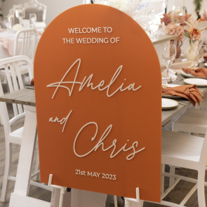 Personalised Wedding Welcome Sign #11