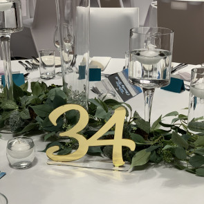 Freestanding Table Number