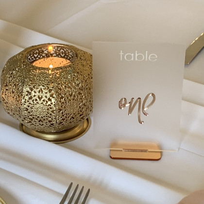 Font 35 Table Numbers - Rectangle