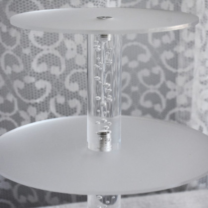 Frosted Acrylic cupcake  cake tiered stand  3/4/5 tiers
