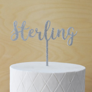 Custom Single Name Cake Topper - Font 1