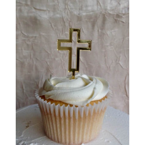 Cross Cupcake Toppers Pack of 6