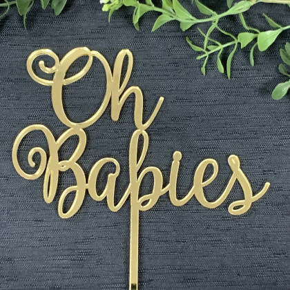 Oh Babies Cake topper #1