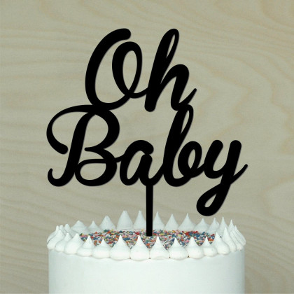 Oh Baby Cake topper