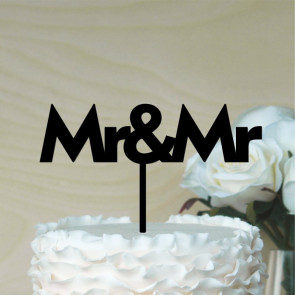 Mr & Mr Cake Topper #2