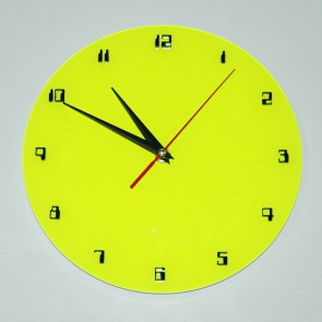 Acrylic Fluro Clock