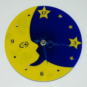 Star & Moon Wall Clock