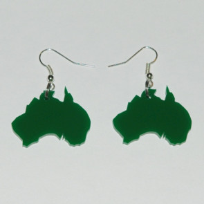 Australian Map Earrings