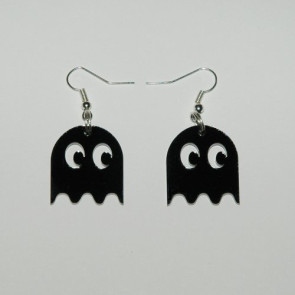 Pac Man Ghost Earrings