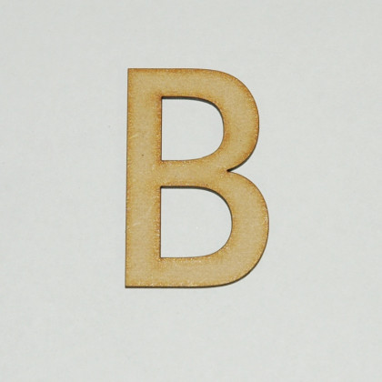 RAW MDF Letter (medium)