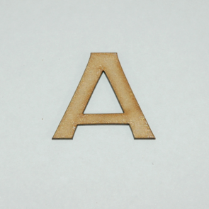 RAW MDF Letter (extra small)