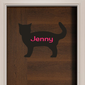 Cat Door Sign
