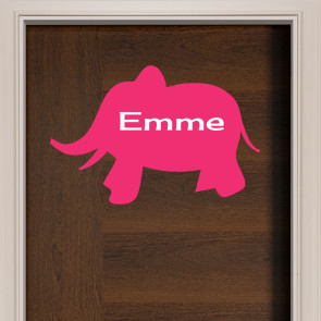 Elephant Door Sign