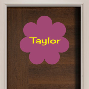 Flower Door Sign