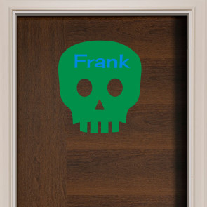 Skull #3 Door Sign