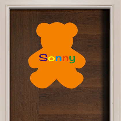 Teddy Bear Door Sign