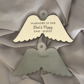 Angel Wing Ornament for Loved Ones Past