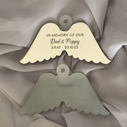 Angel Wing Ornament for Loved Ones Past