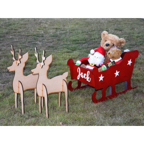 Santa Sleigh Personalised - Santa Sack Alternative