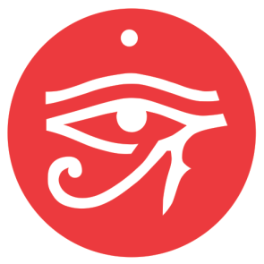Egyptian Eye Keyring
